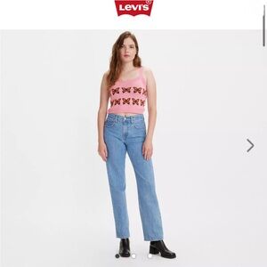 Levi's Women's Low Pro Jeans, size 24, light blue